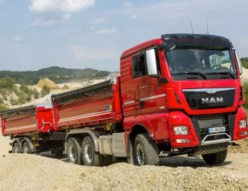 MAN TGX 26.520 6×4 Meiller Dreiseitenkipper Typ D316 '2014–16