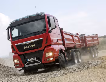 MAN TGX 26.520 6×4 Meiller Dreiseitenkipper Typ D316 '2014–16
