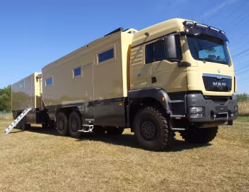 Unicat MD75h MAN TGS 26.540 6×6 mit dem Anhänger WT69 '2018