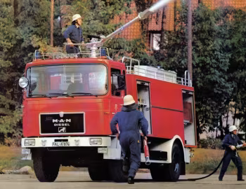 MAN 16.240 FA-LF Tanklöschfahrzeug Ziegler TLF 24/50 (F8) '1980