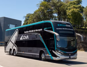 Volvo 6×2 Marcopolo Paradiso 1800 DD "450000th" [Peru] (G8) '12.2021