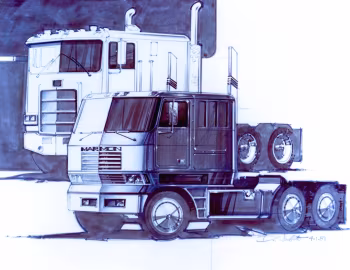 Sketch Marmon Trucks