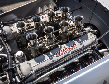 Sous la capuche Maserati 420/M/58 "Eldorado" (#4203) '1958