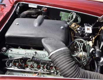 Sous la capuche Maserati 5000 GT Frua Coupe (#AM103.048/064) '06.1962