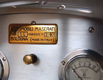 Panneau avant Maserati 6CM '1936–39