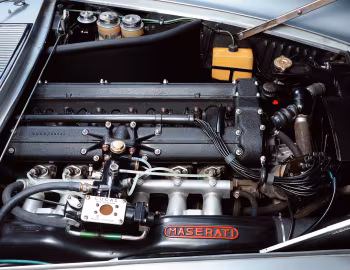 Sous la capuche Maserati Mistral 3700 Coupe (AM109) '1964–67