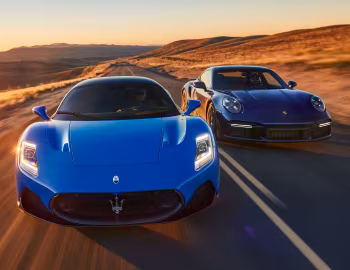 Porsche 911 Turbo S, Maserati MC20 Coupé