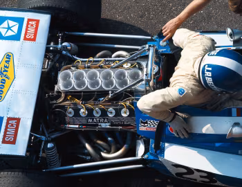 Bajo el capó Matra-Simca MS120 '1970