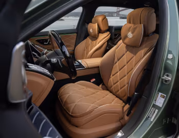 Interior 2026 Mercedes-Maybach S 680 "Edition Emerald Isle" [US-spec] (Z223) '2025–26