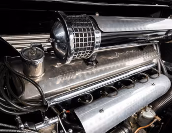 Bajo el capó Maybach SW38 Roadster '1938