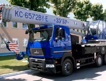 КС-6572BY-E "Зубр" на шасси МАЗ-6312В5 '2016–pr.