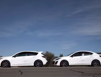 Mazdaspeed3 Show Car & Mazda3 Turbo Sedan Show Car