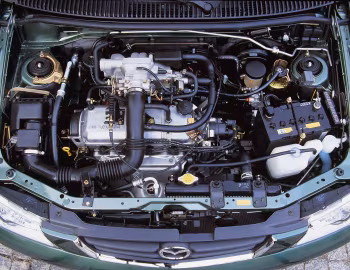Bajo el capó Mazda Demio Exclusive [EU-spec] (DW3W/DW5W) '2000–03