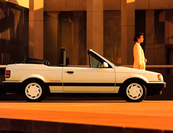 Mazda Familia Turbo Cabriolet '01.1985–89