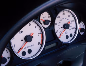 Камбінацыя прыбораў 2004–05 Mazda MX-5 Miata LS Appearance Package 2 [North America] (NB2) '2003–05
