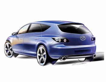 Boceto Mazda MX Sportif Concept (BK) '03.2003