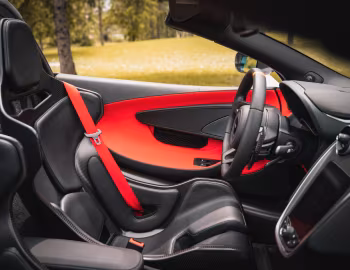 Interior 2020–21 McLaren 600LT Spider [North America] '2019–21