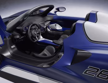 Interior 2022–pr. McLaren Elva Windscreen Version [North America] '2021–pr.