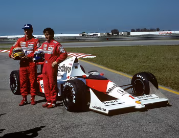 McLaren Honda MP4/5, Alain Prost, Ayrton Senna da Silva