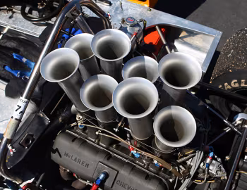 Sob o capô McLaren M8F '1971