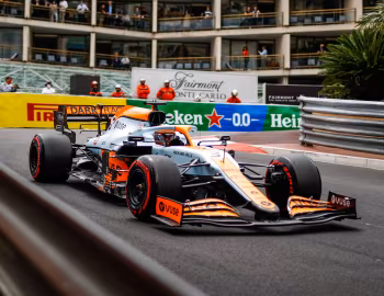 McLaren MCL35M with a special "Gulf" livery '05.2021