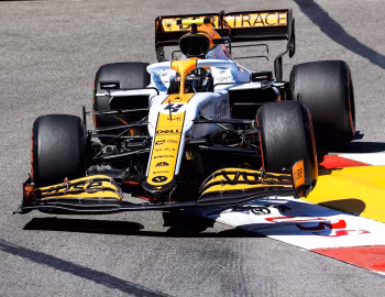 McLaren MCL35M with a special "Gulf" livery '05.2021