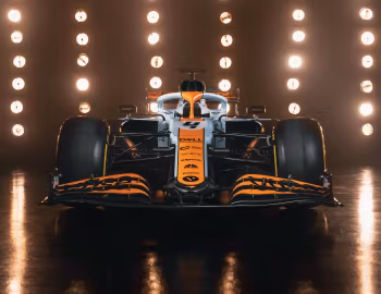 McLaren MCL35M with a special "Gulf" livery '05.2021
