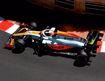 McLaren MCL35M with a special "Gulf" livery '05.2021