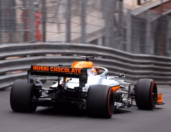 McLaren MCL35M with a special "Gulf" livery '05.2021