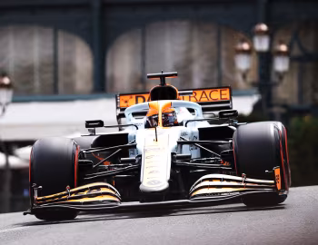 McLaren MCL35M with a special "Gulf" livery '05.2021