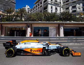 McLaren MCL35M with a special "Gulf" livery '05.2021