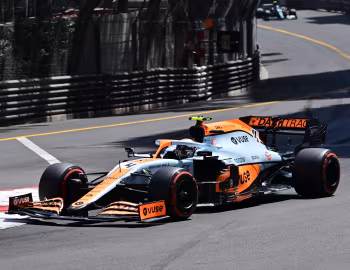 McLaren MCL35M with a special "Gulf" livery '05.2021