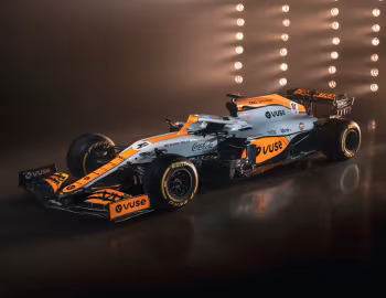 McLaren MCL35M with a special "Gulf" livery '05.2021