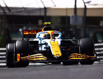 McLaren MCL35M with a special "Gulf" livery '05.2021