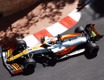 McLaren MCL35M with a special "Gulf" livery '05.2021