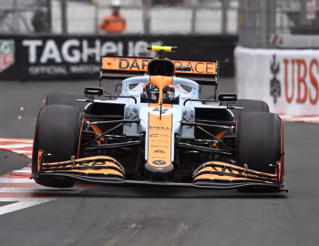 McLaren MCL35M with a special "Gulf" livery '05.2021