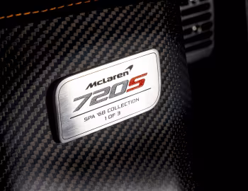 Interior McLaren MSO 720S "Spa '68 Collection" [Belgium] '2019