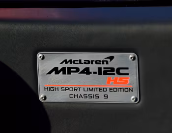 McLaren MSO MP4-12C HS '2012