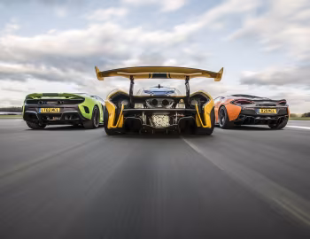 McLaren P1 GTR, McLaren 570S Coupé, McLaren 675LT