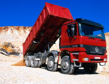 Mercedes-Benz Actros 4140 AK Meiller Dreiseitenkipper Typ 35 (MP1) '1997–2002