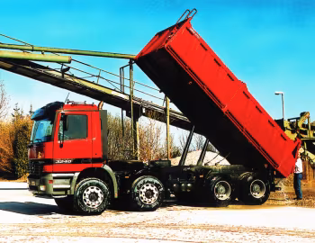 Mercedes-Benz Actros 3240 K самосвал Meiller с трёхсторонней разгрузкой (MP1) '04.1997–10.2002