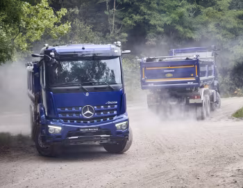 Mercedes-Benz Arocs 3348 AK Meiller Trigenius Dreiseitenkipper D328, Mercedes-Benz Arocs 3246 Meiller Dreiseitenkipper