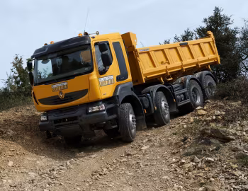 Renault Kerax 460 DXi 8×4 Meiller Dreiseitenkipper '2008–14