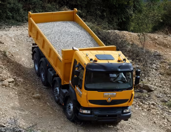 Renault Kerax 460 DXi 8×4 Meiller Dreiseitenkipper '2008–14