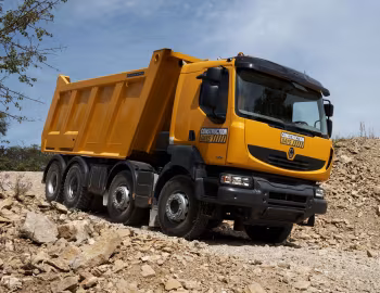 Renault Kerax 520 DXi 8×4 Meiller Hinterkipper '2008–14