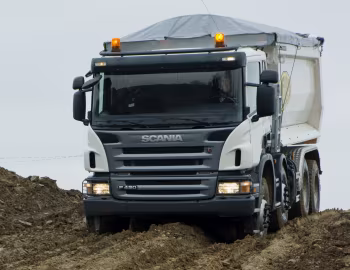 Scania P420 8×4 rigid with Meiller tipper body '2004–11