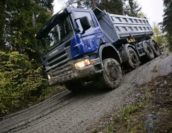 Scania P420 8×6 CP14 Meiller Dreiseitenkipper '2004–10