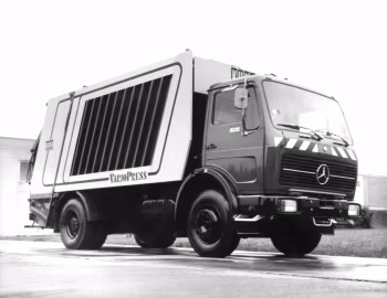 Mercedes-Benz 1619 KO Müllfahrzeug Kuka VarioPress (Br.385) '1974–77
