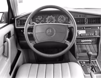 Interior 1987–88 Mercedes-Benz 190 E 2.6 [North America] (W201)
