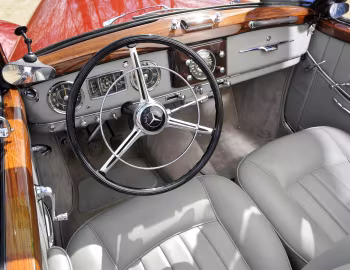 Panel frontal Mercedes-Benz 220 Cabriolet A (W187) '1951–55
